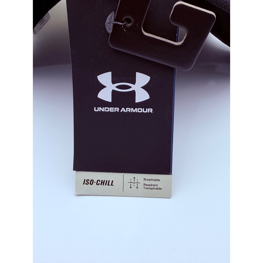 Under Armour Mens Iso-Chill Trucker Hat White‎ Black Bulldog Mascot OSFM Sample - Picture 3 of 10